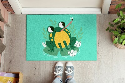 Door mat indoor Frog