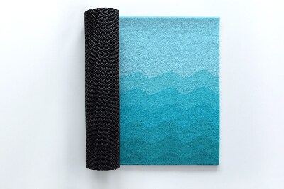 Entry mat Geometric waves