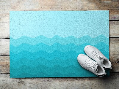 Entry mat Geometric waves