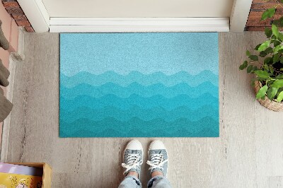 Entry mat Geometric waves