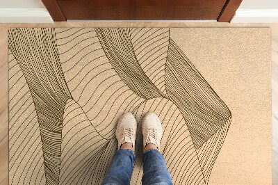 Entry mat Geometric desert