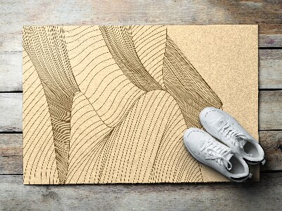 Entry mat Geometric desert