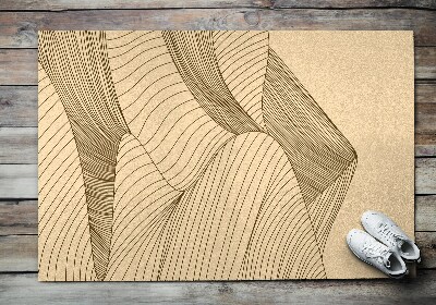 Entry mat Geometric desert