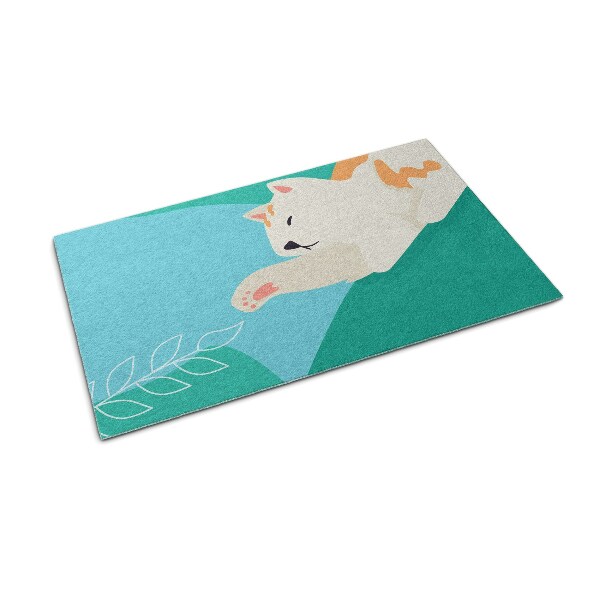 Door mat Kitty animals