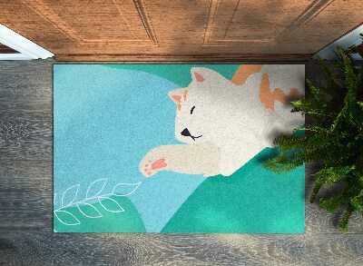 Door mat Kitty animals