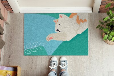 Door mat Kitty animals