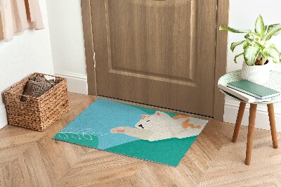 Door mat Kitty animals