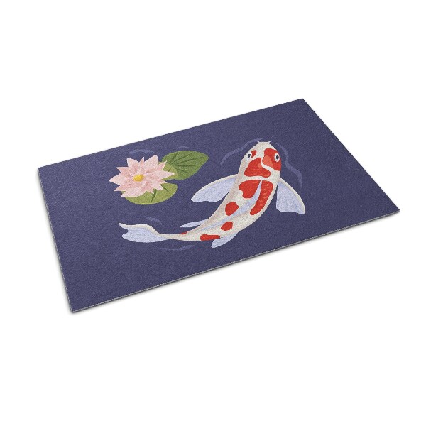 Door mat Fish koi