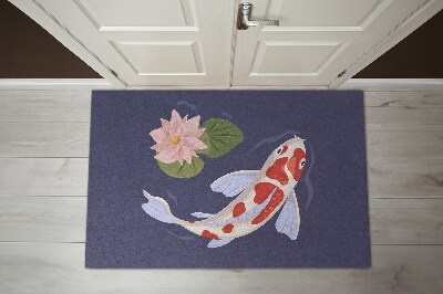 Door mat Fish koi