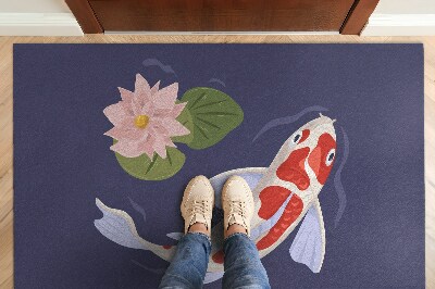 Door mat Fish koi