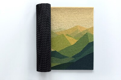 Door mat Geometric mountains