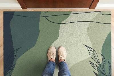 Door mat Pastel greens