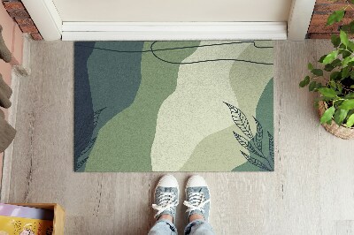 Door mat Pastel greens
