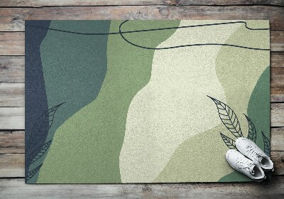 Door mat Pastel greens