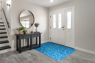 Indoor door mat Water waves