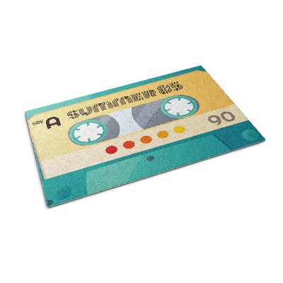 Indoor door mat Retro cassette summertime 85