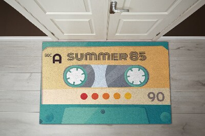 Indoor door mat Retro cassette summertime 85