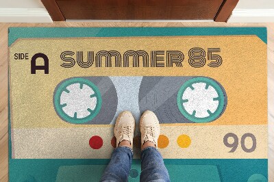 Indoor door mat Retro cassette summertime 85