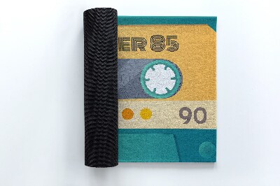 Indoor door mat Retro cassette summertime 85