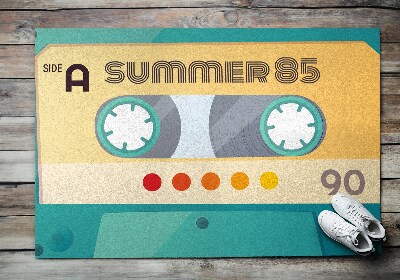 Indoor door mat Retro cassette summertime 85