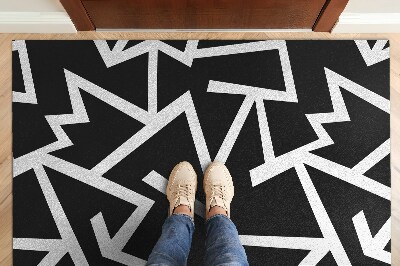 Indoor door mat Geometric lines