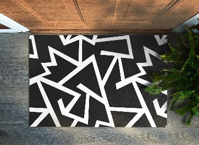 Indoor door mat Geometric lines