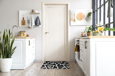 Indoor door mat Geometric lines