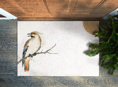 Indoor door mat Bird on a branch