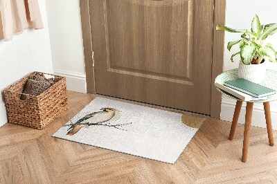 Indoor door mat Bird on a branch