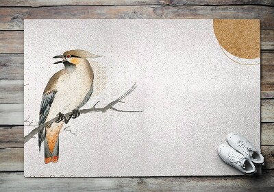 Indoor door mat Bird on a branch