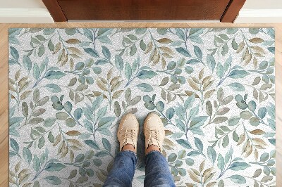 Indoor door mat Nature leaves