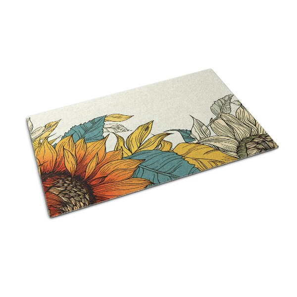 Door mat Sunflower flower