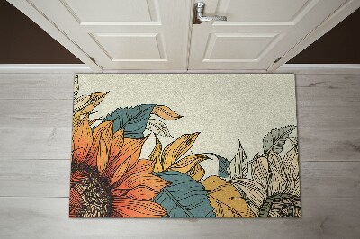 Door mat Sunflower flower