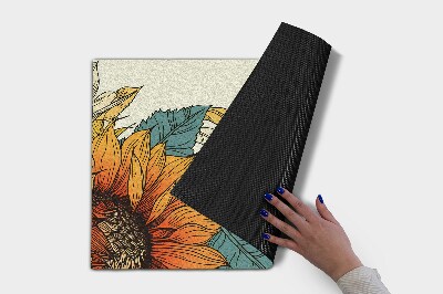 Door mat Sunflower flower