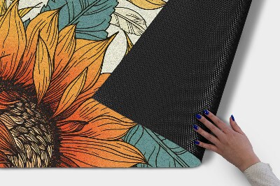 Door mat Sunflower flower