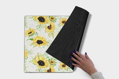 Doormat Sunflowers flowers