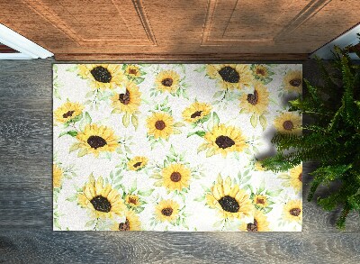 Doormat Sunflowers flowers