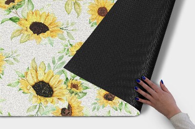 Doormat Sunflowers flowers