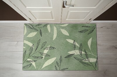 Doormat Watercolor leaves