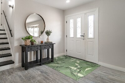 Doormat Watercolor leaves