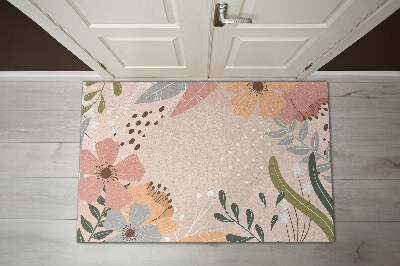 Doormat Floral pattern