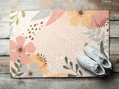 Doormat Floral pattern