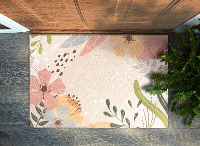 Doormat Floral pattern