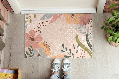 Doormat Floral pattern