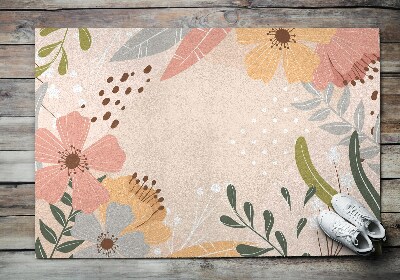 Doormat Floral pattern