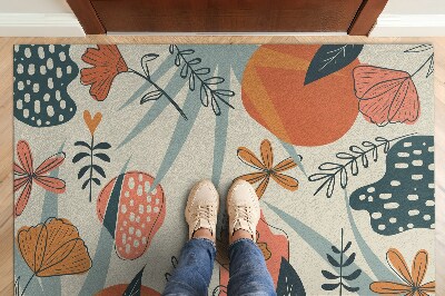 Doormat Floral flowers