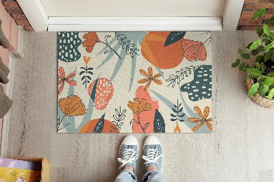 Doormat Floral flowers