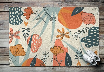 Doormat Floral flowers