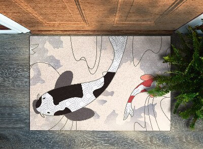 Doormat Koi carp