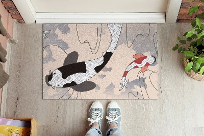 Doormat Koi carp